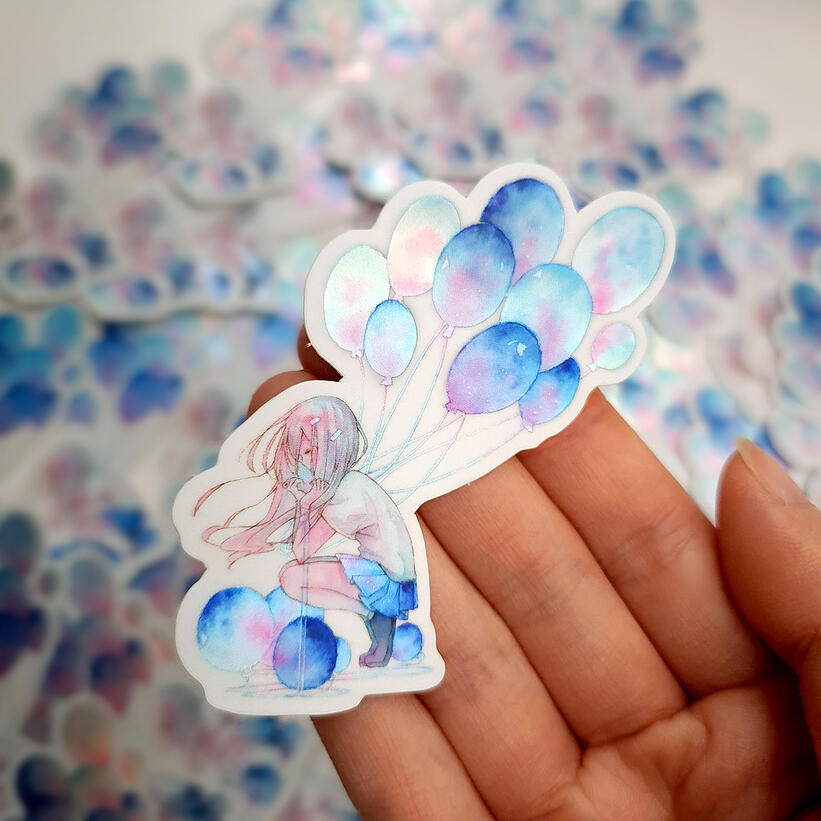 Trapped Sticker