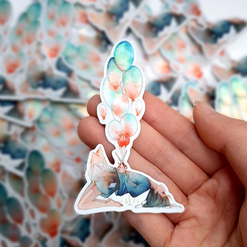 Let Go Sticker