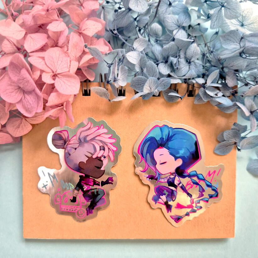 Stickers "Jinx and Ekko"