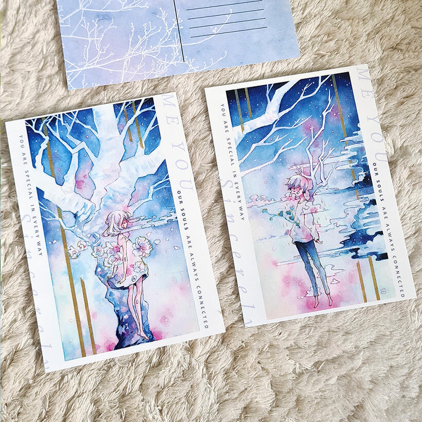 Postcards "Connected"