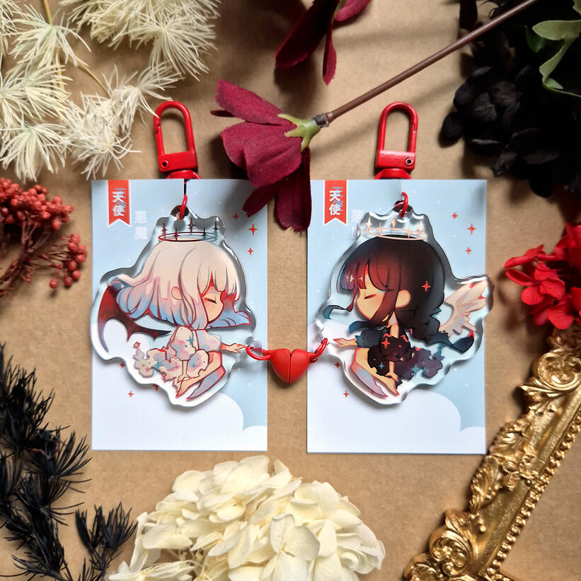 Keychain Set "Light and Shadow"